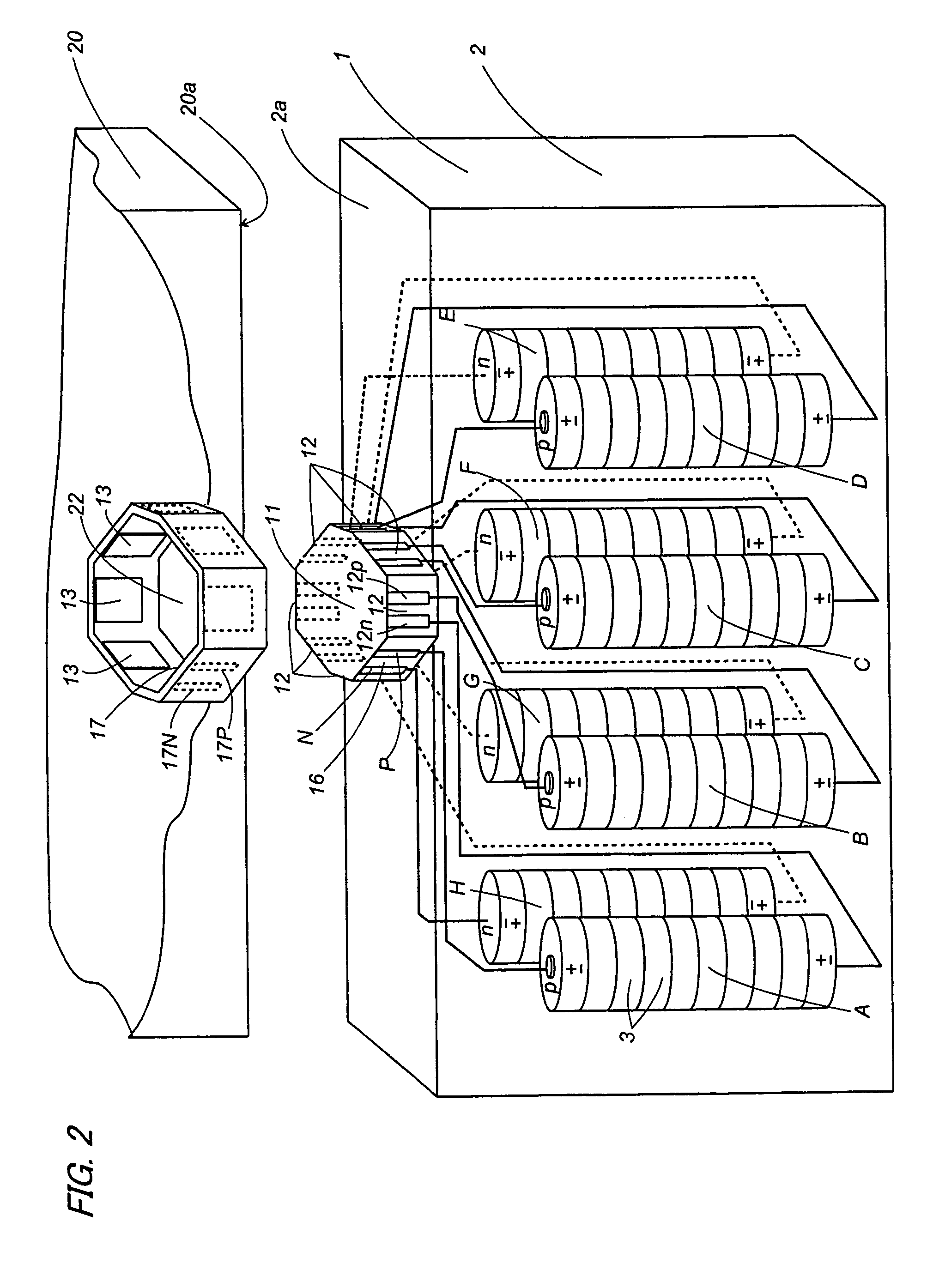 Battery-powered electrical device having a detachable battery pack