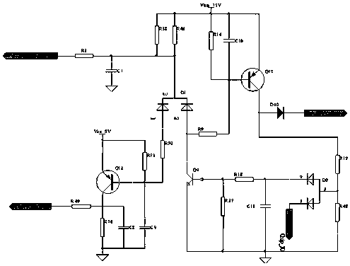 Power supply management circuit based on PWM (Pulse-Width Modulation) input signal