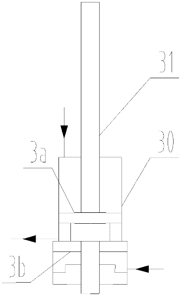 Hydraulic loop used for controlling accessory head and C shaft and machine tool