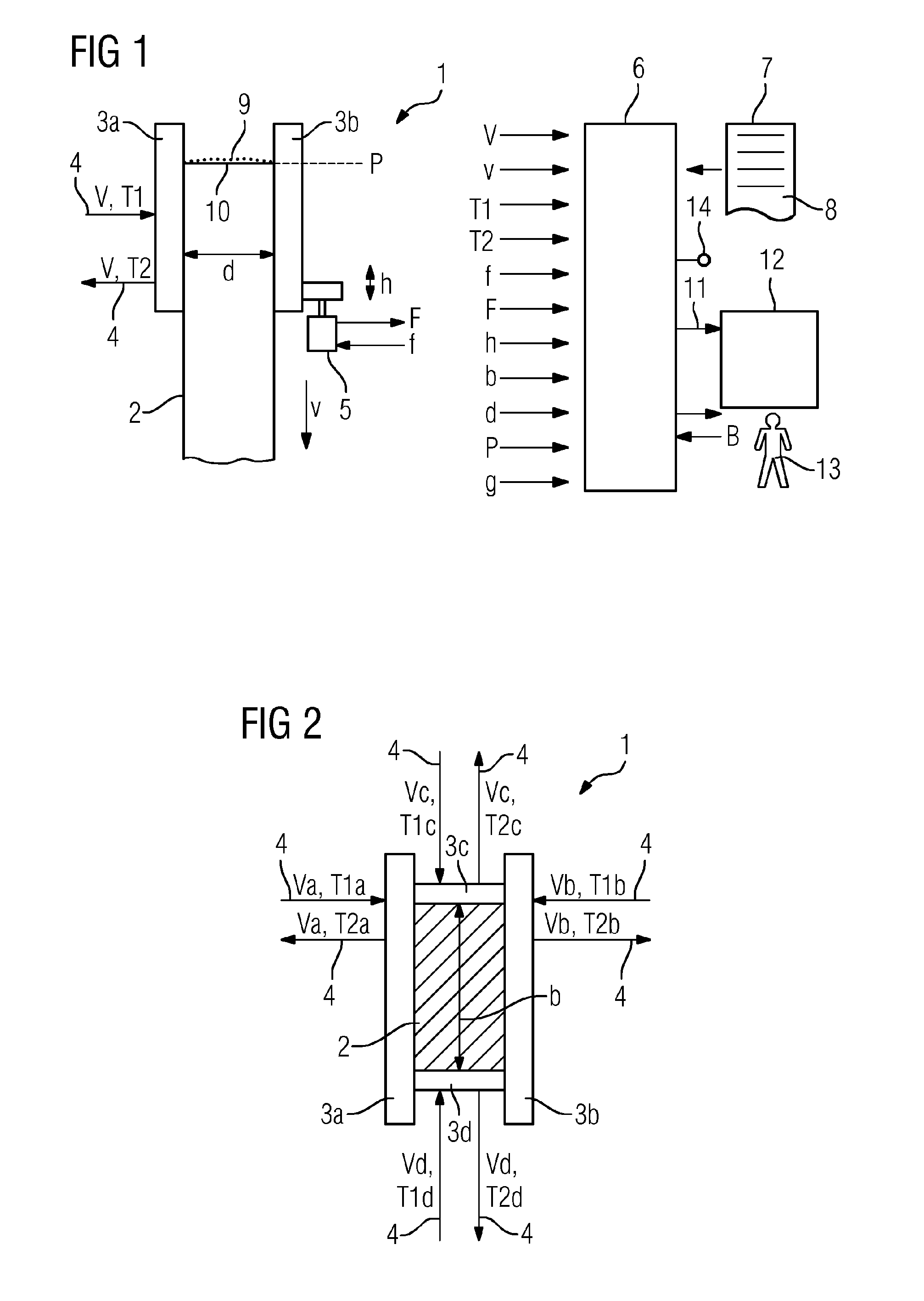 Monitoring method for a continuous casting mould including building up a database