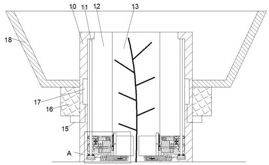 Medicinal material leaf collecting device