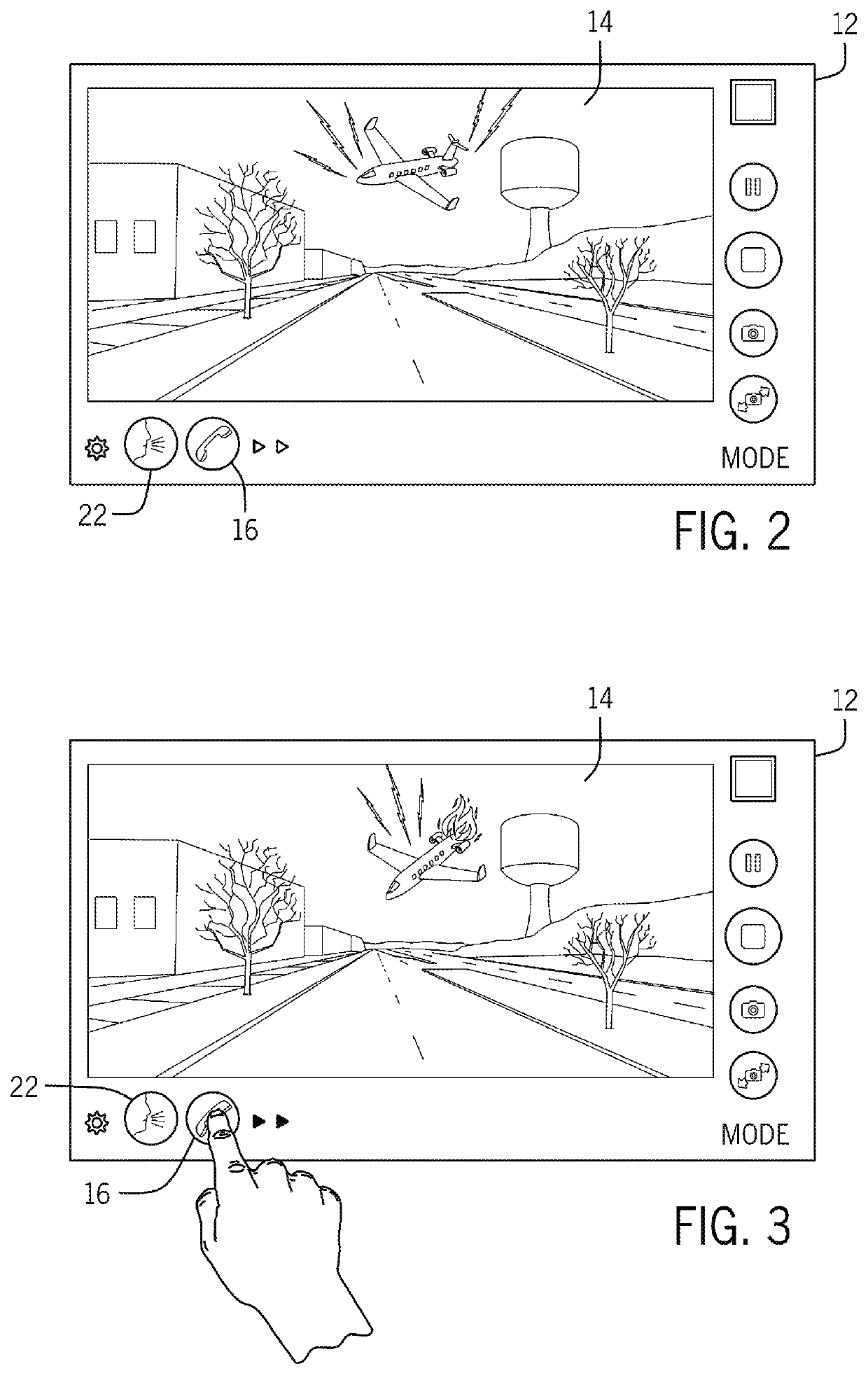 Process for making a call with a mobile device while video recording on the mobile device