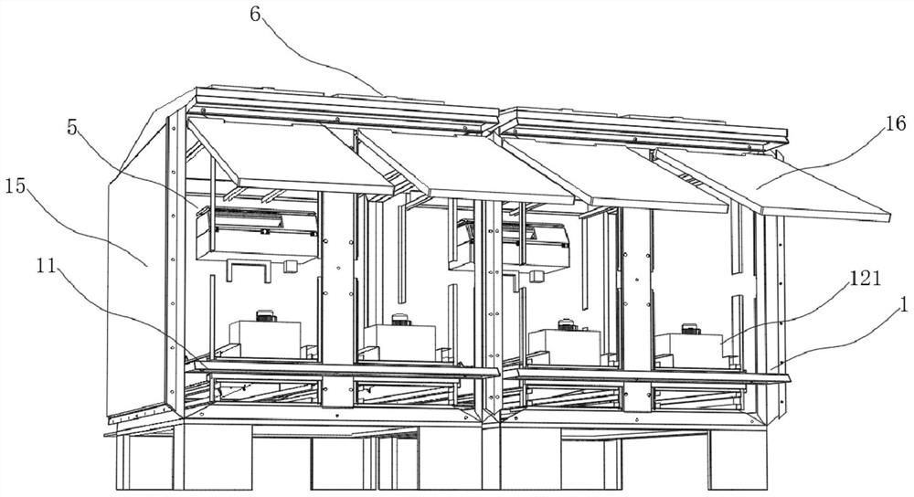 Plateau sunlight greenhouse ecological pig house