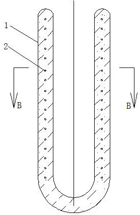 Crystal pulling tube with metal wires and crystal pulling furnace