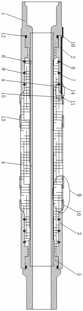 A hydraulic expansion packer