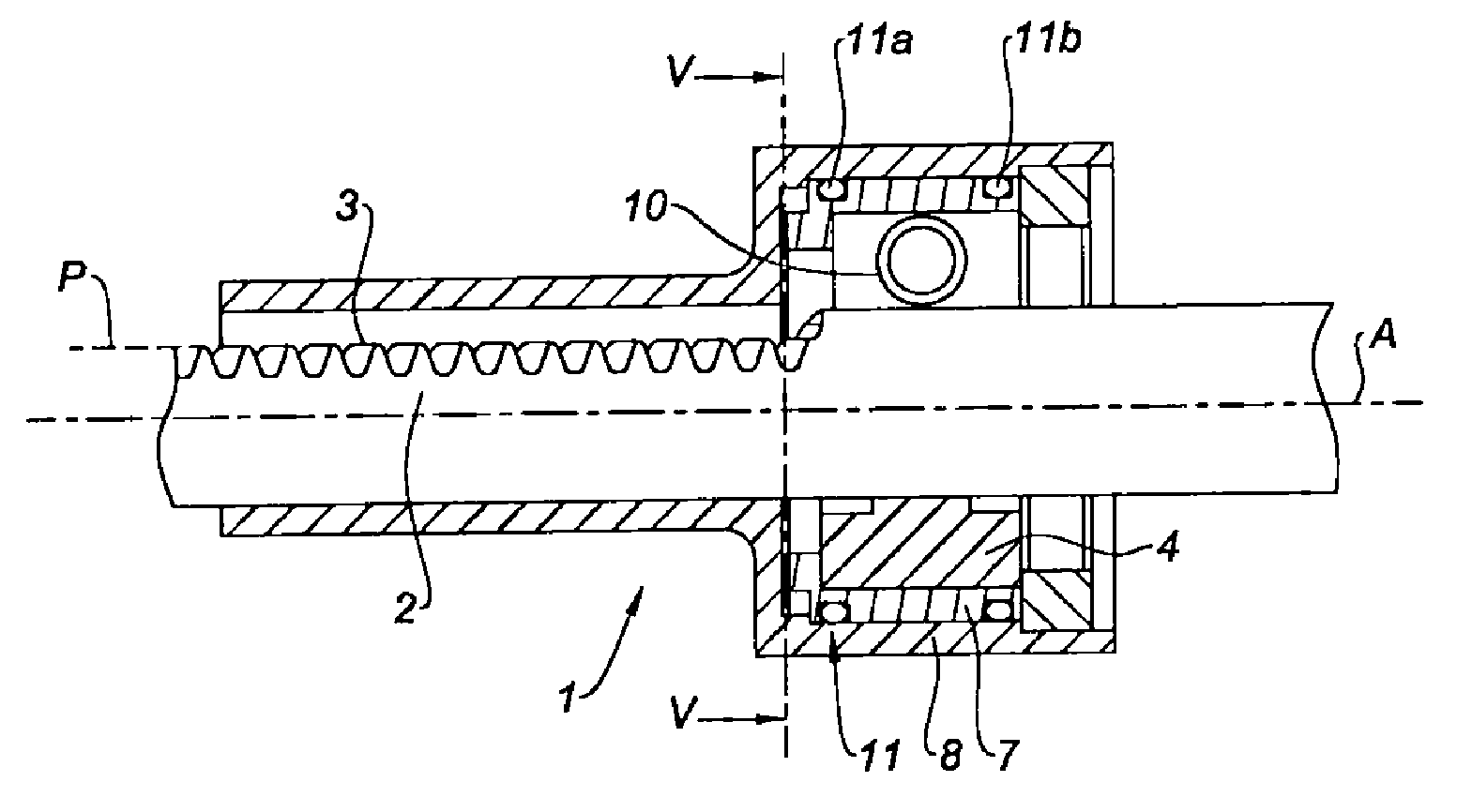 Eccentric push member device for motor vehicle rack-and-pinion steering assembly
