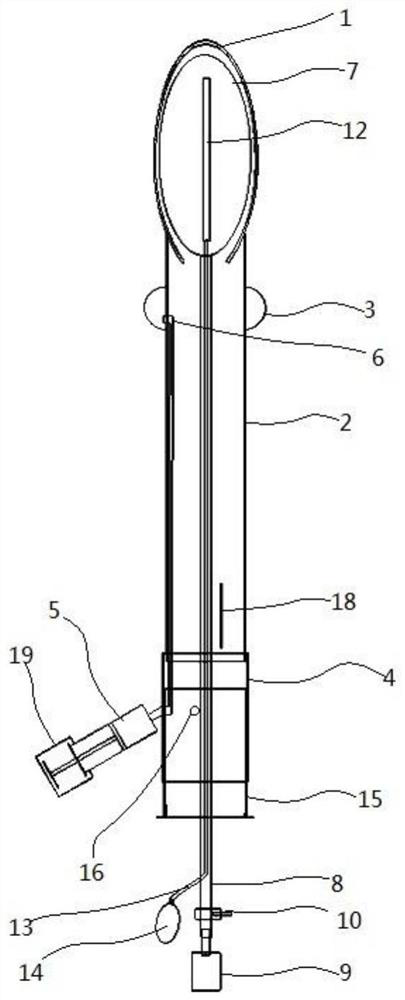 Urinary catheterization device for urological surgery