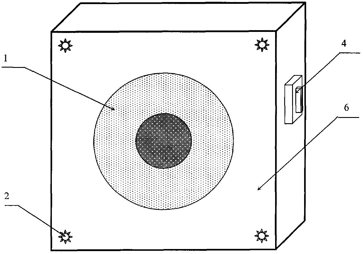 Calibrating device of sound phase instrument