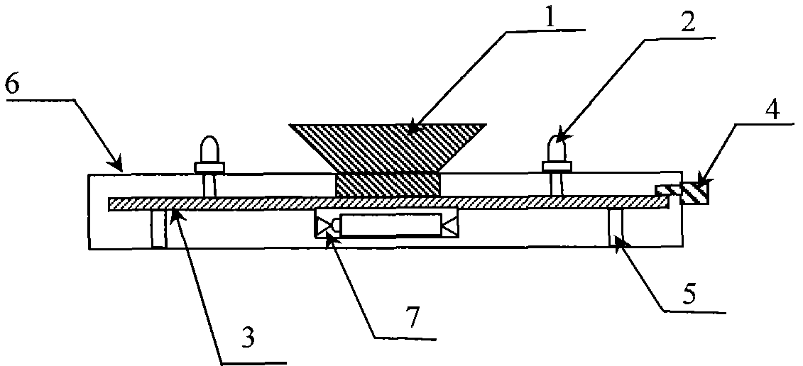 Calibrating device of sound phase instrument