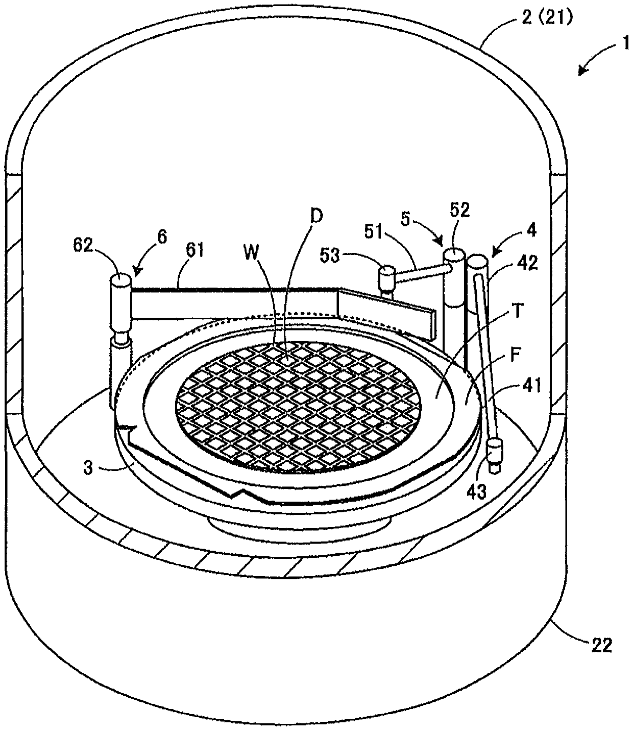 Resin cover device