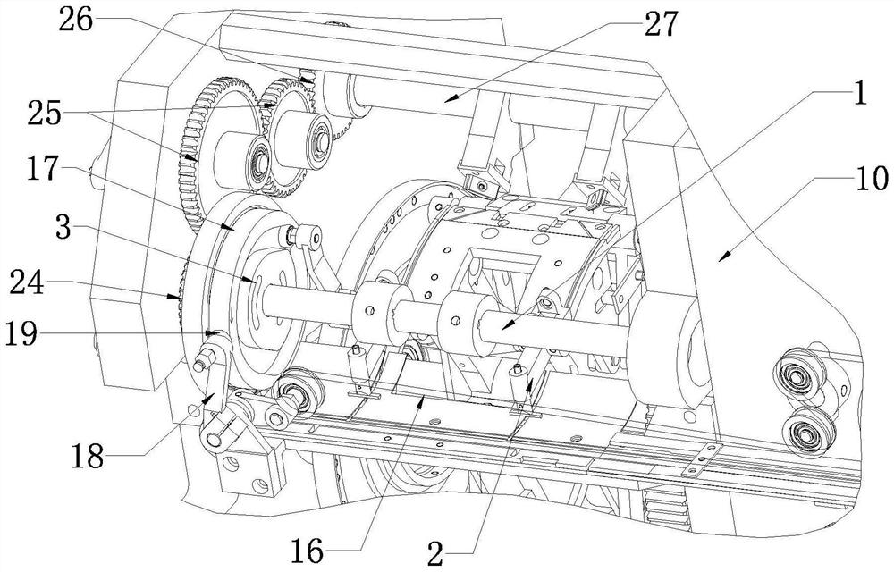 Paper bag flat rope externally-attached handle conveying device