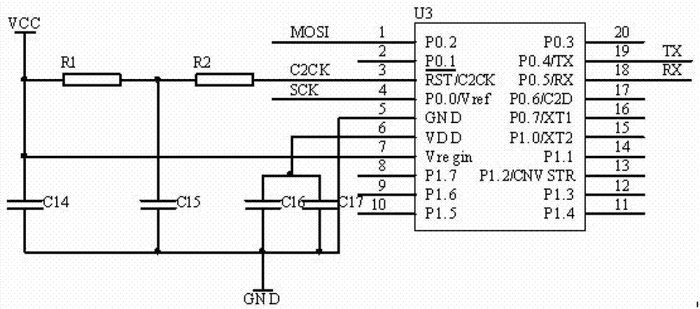 Complex programmable logic device (CPLD) programme based test system of analog-to-digital (AD) converter