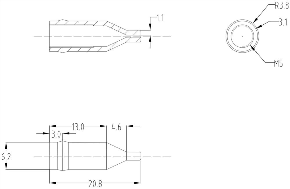 Preparation, sealing, opening, assembly and design method of a pen tube type portable probe