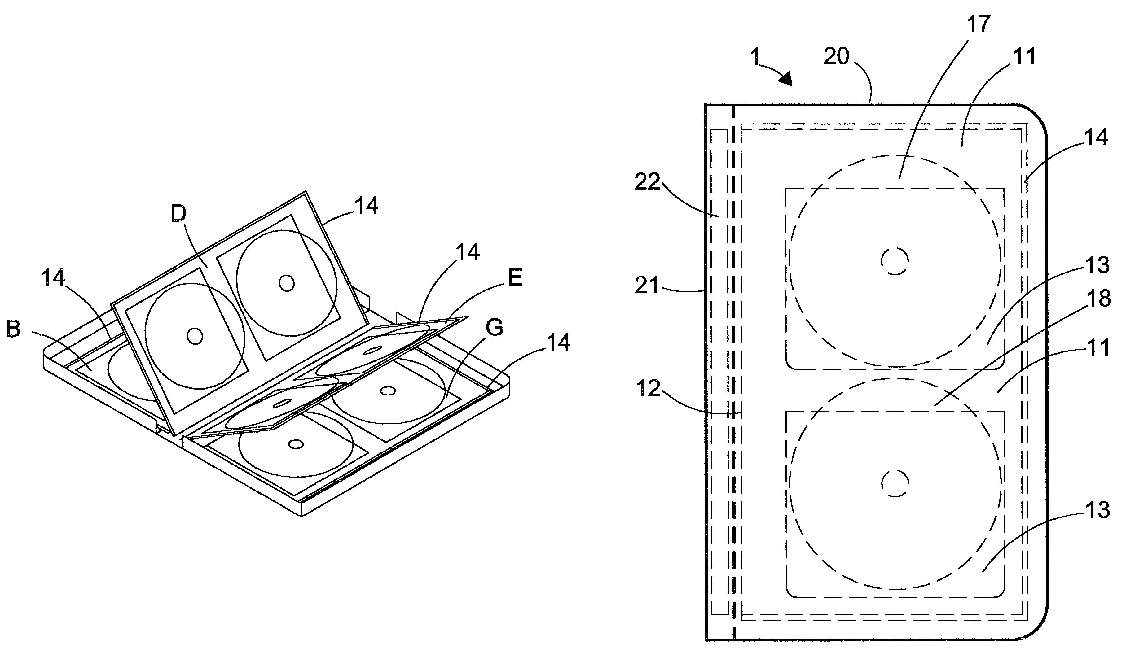 Self-illuminated storage and carrying case