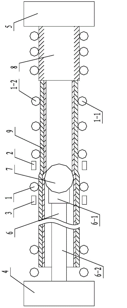 Large-diameter double-metal composite pipe manufacturing technology and diameter expanding forming device