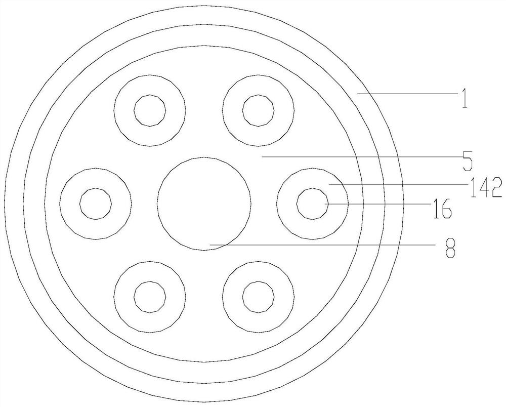 An electromagnetic multi-stage adjustable inertial capacitance variable damping device