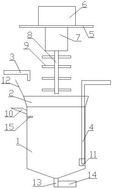 Cheese dyeing wastewater adjusting tank