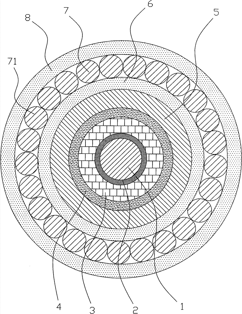 Sea electric power cable