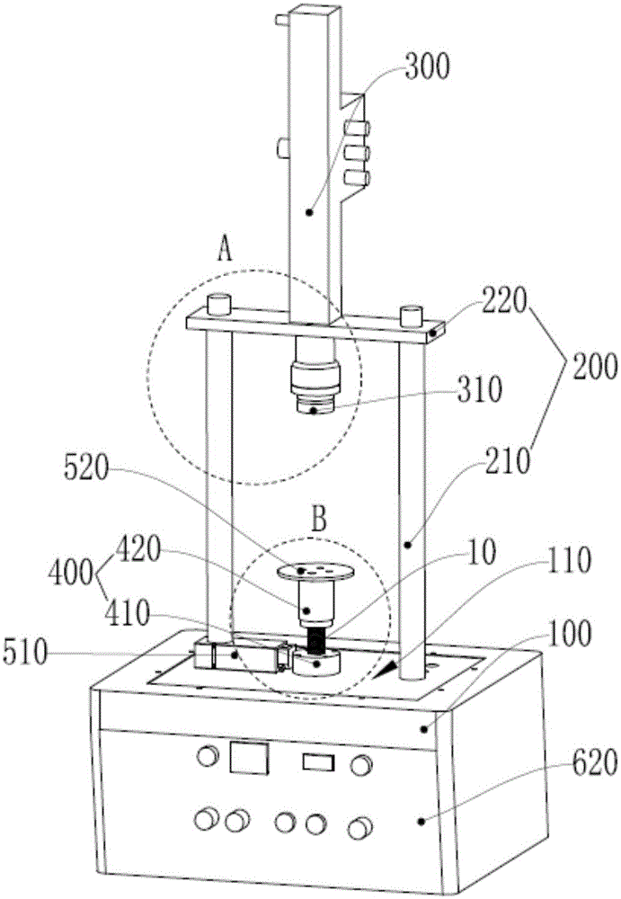 Device capable of completely detecting working performance of hydraulic buffer