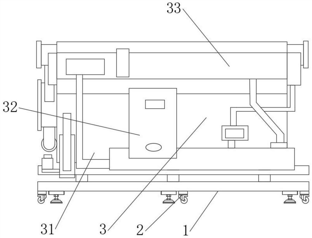 Cooling device for geothermal energy and mounting structure thereof