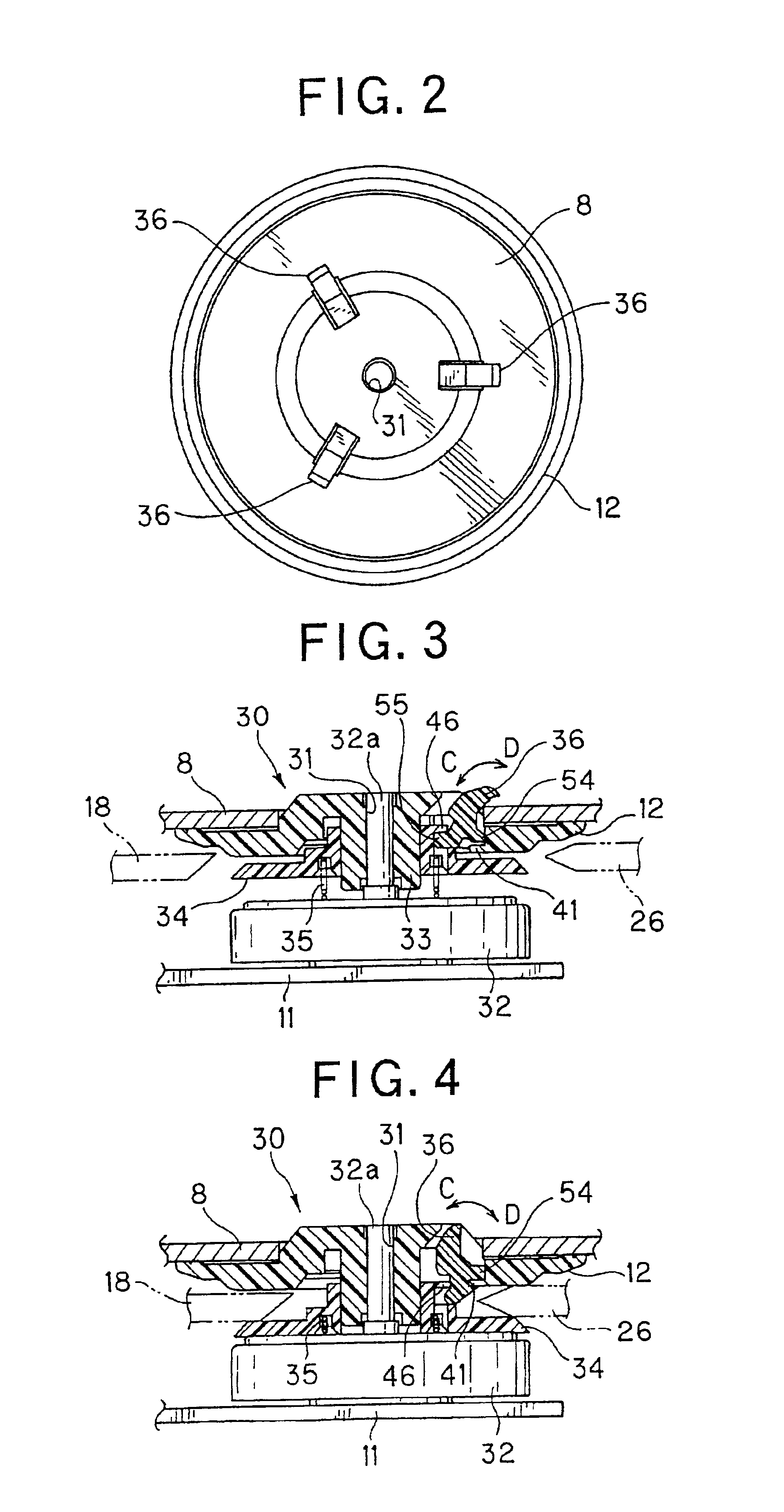 Clamp mechanism and information replay apparatus using same