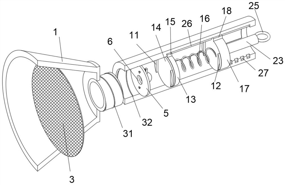 Auxiliary breathing device for pneumology department