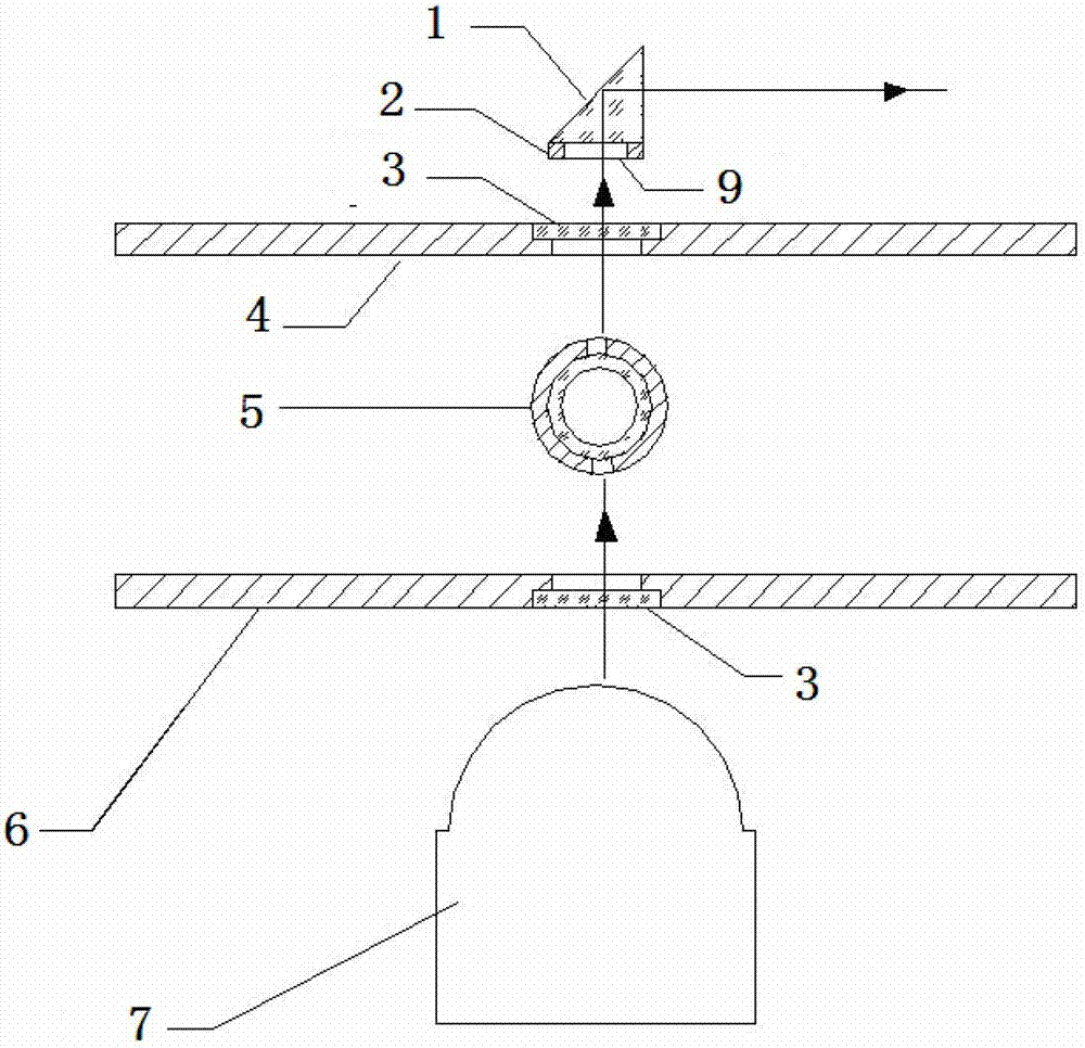 Light path system for oil rock specimen analysis centrifuge