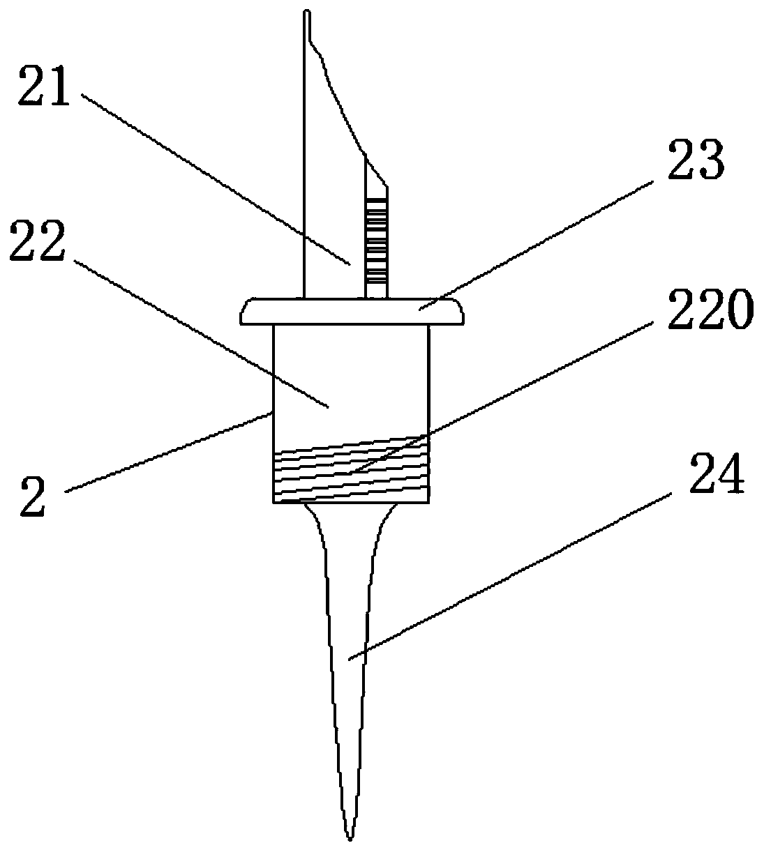 Portable pen capable of directly dipping into ink for writing