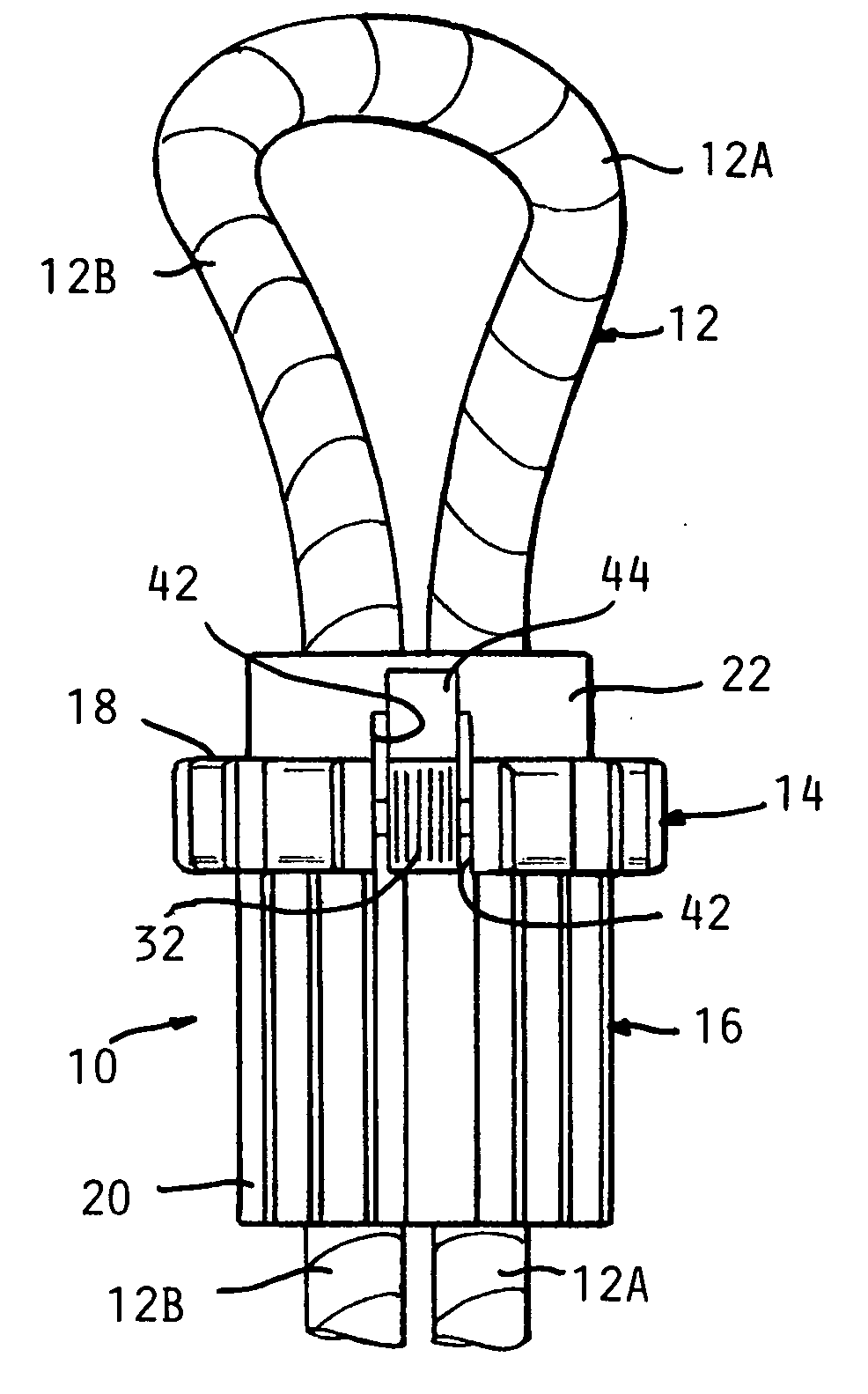 Rope clamping device