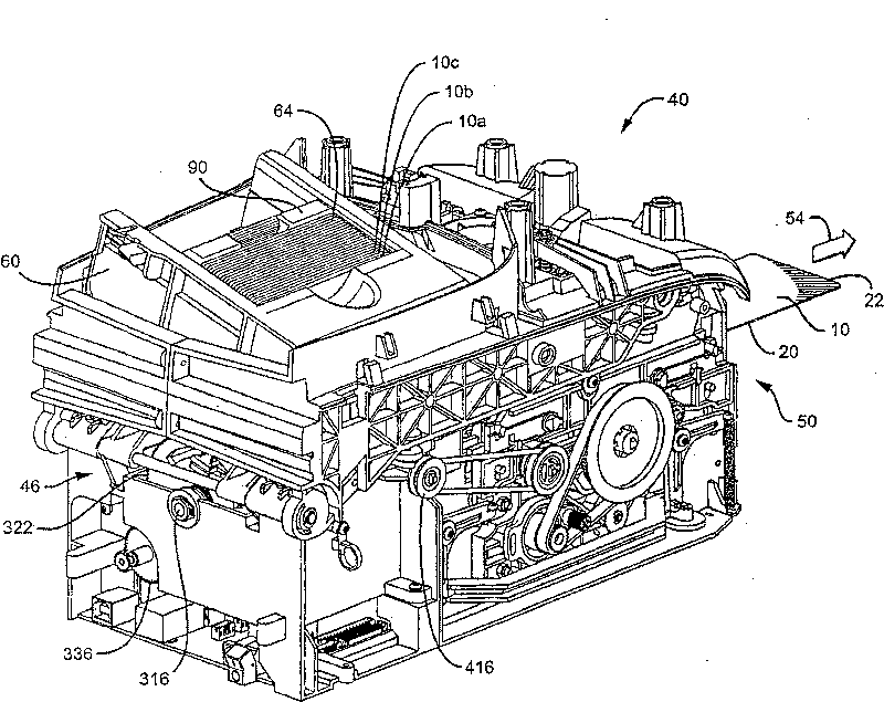 Card printer and method of printing on cards