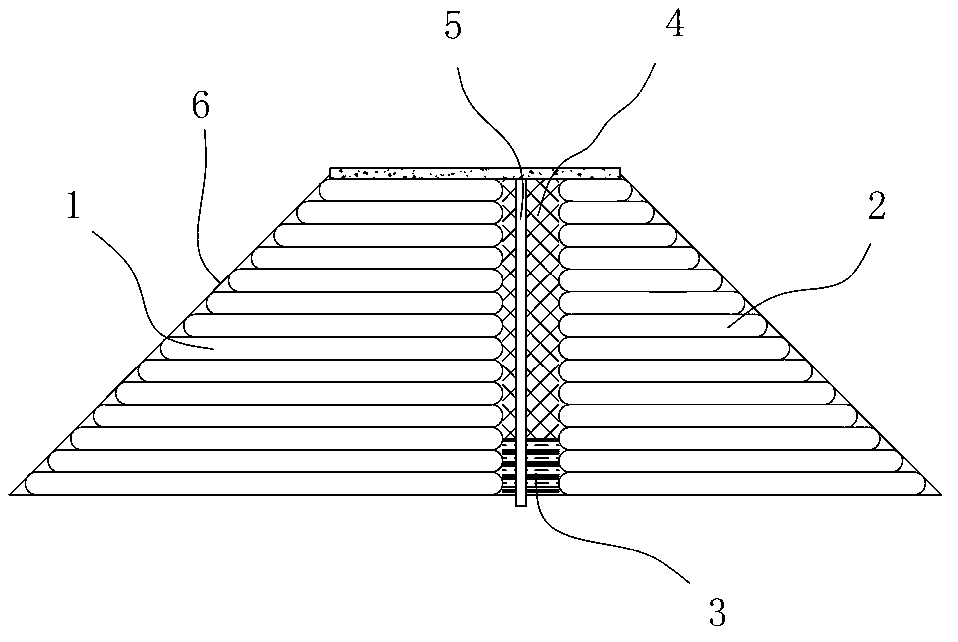 Sand-bag and steel sheet pile combined cofferdam for hard formation and construction method of cofferdam