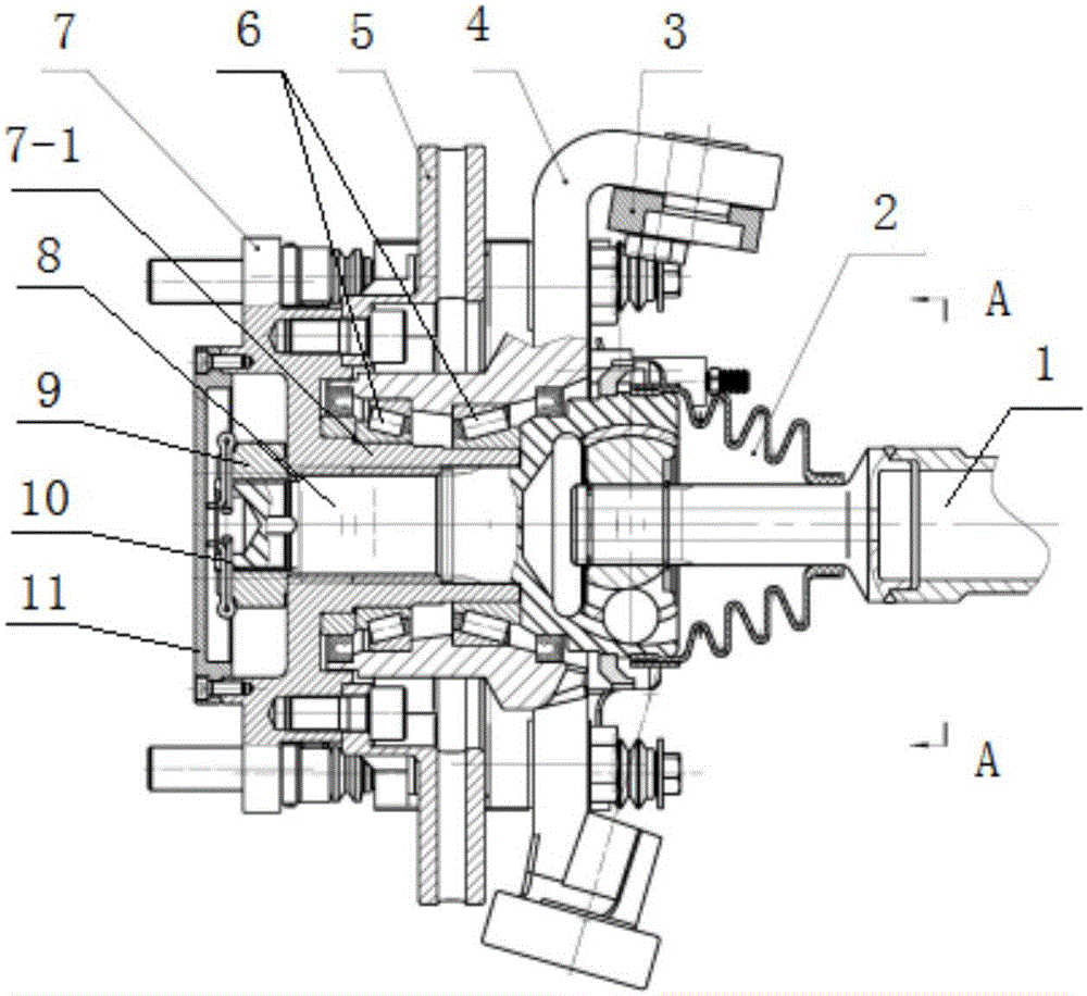 Independently suspended front drive front axle assembly