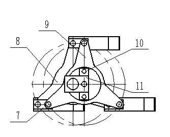 Tooth-type corncob picking device with parallel longitudinal shift wheels