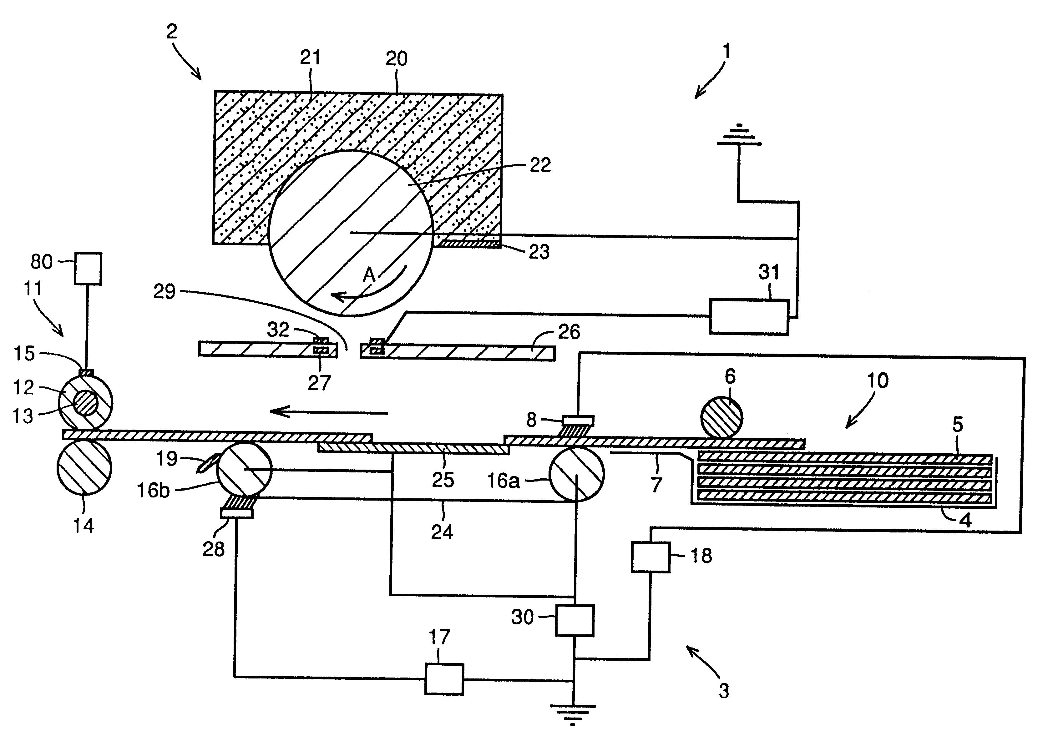 Image forming apparatus having float electrode provided to make uniform electric field