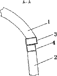 Roof frame installation structure and car comprising same