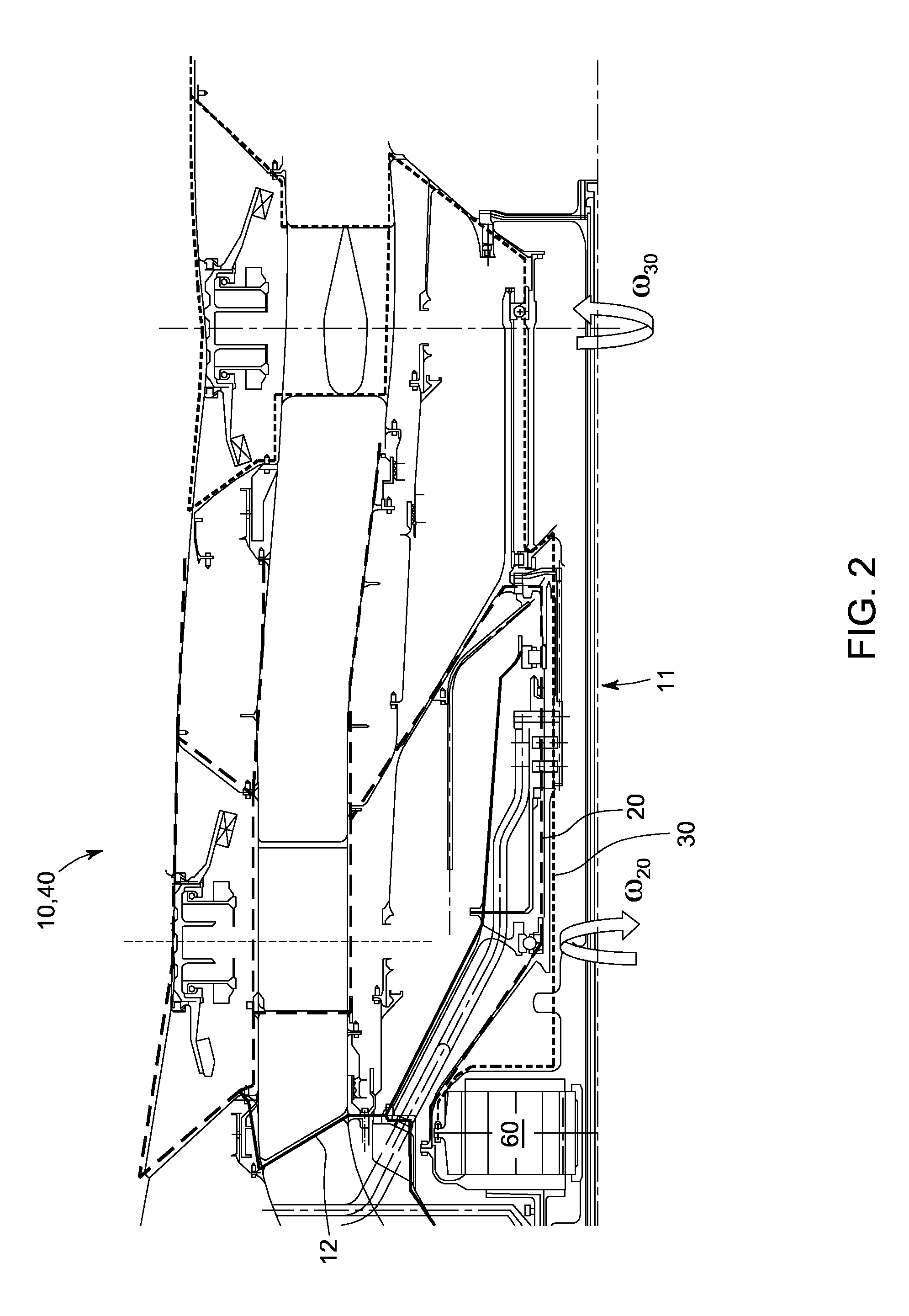 Pitch control of contra-rotating airfoil blades
