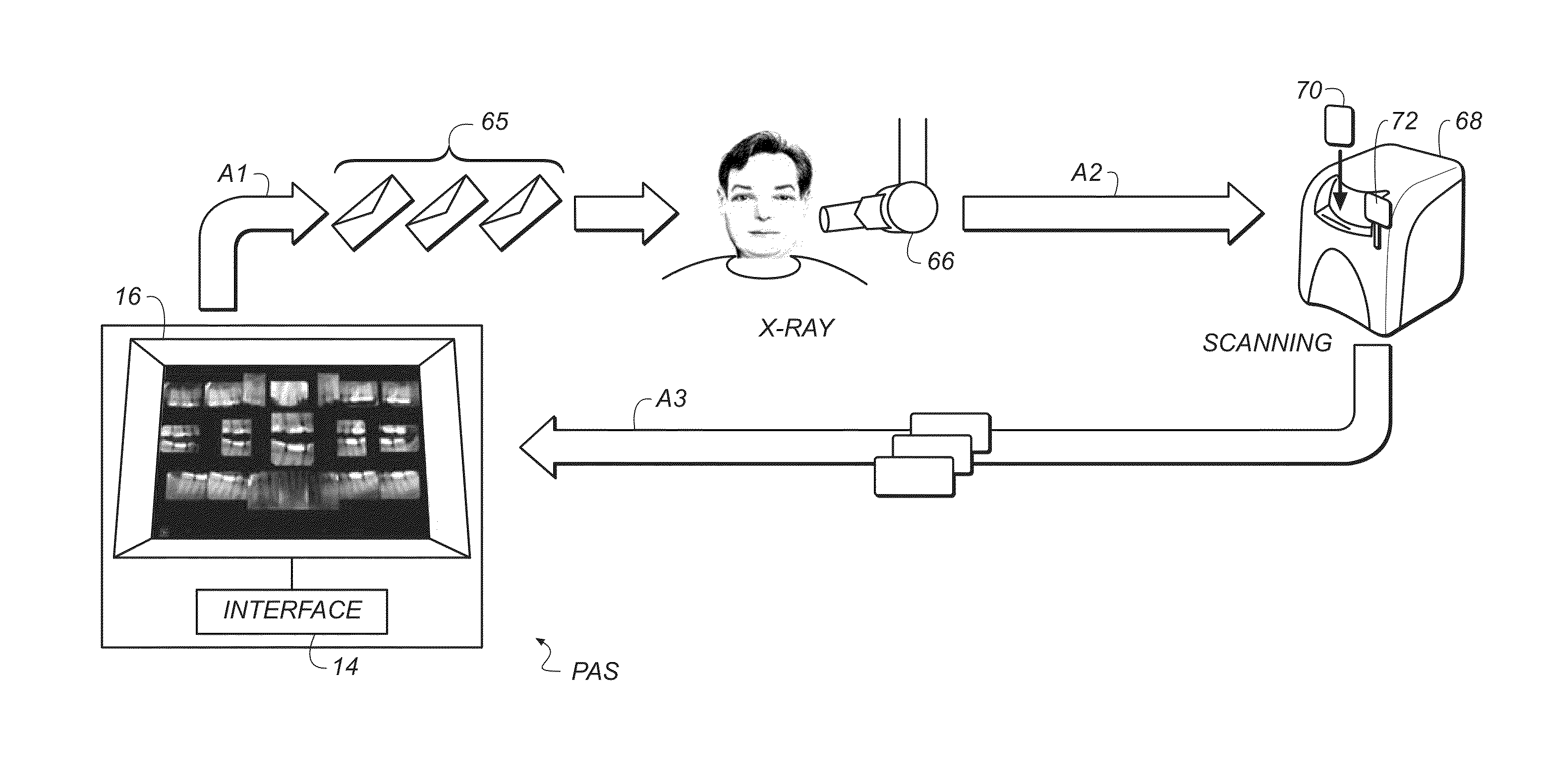 Method and system for computed radiography using a radio frequency identification device