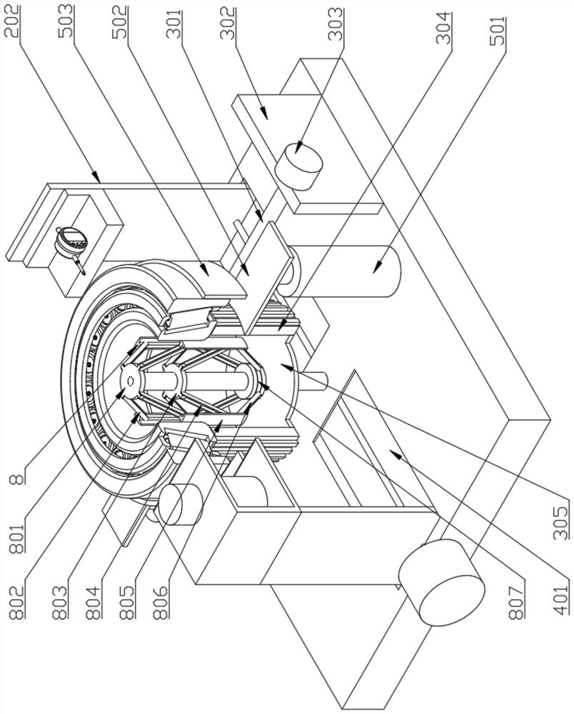 Rolling bearing finished product detection device