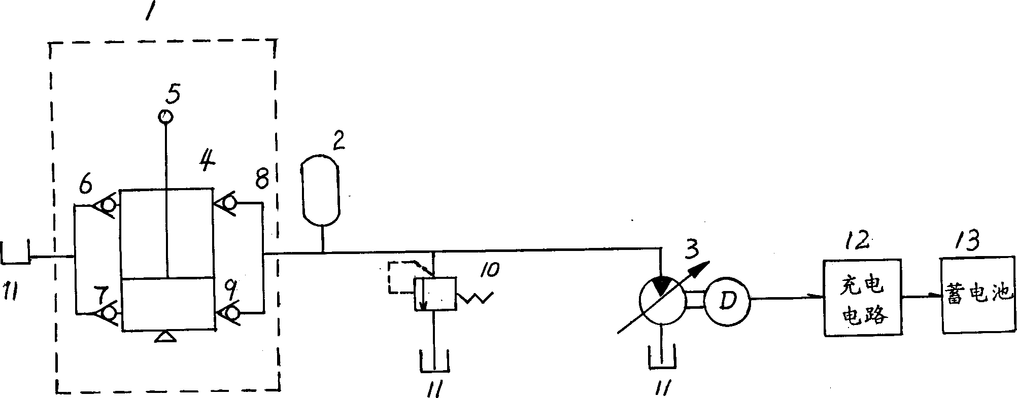 Electrically driven vehicle device to collecting vibration-reducing energy and converting inti electric energy and its method