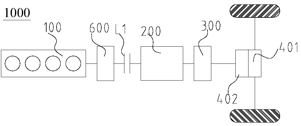 Vehicle drivetrain and vehicle having the same