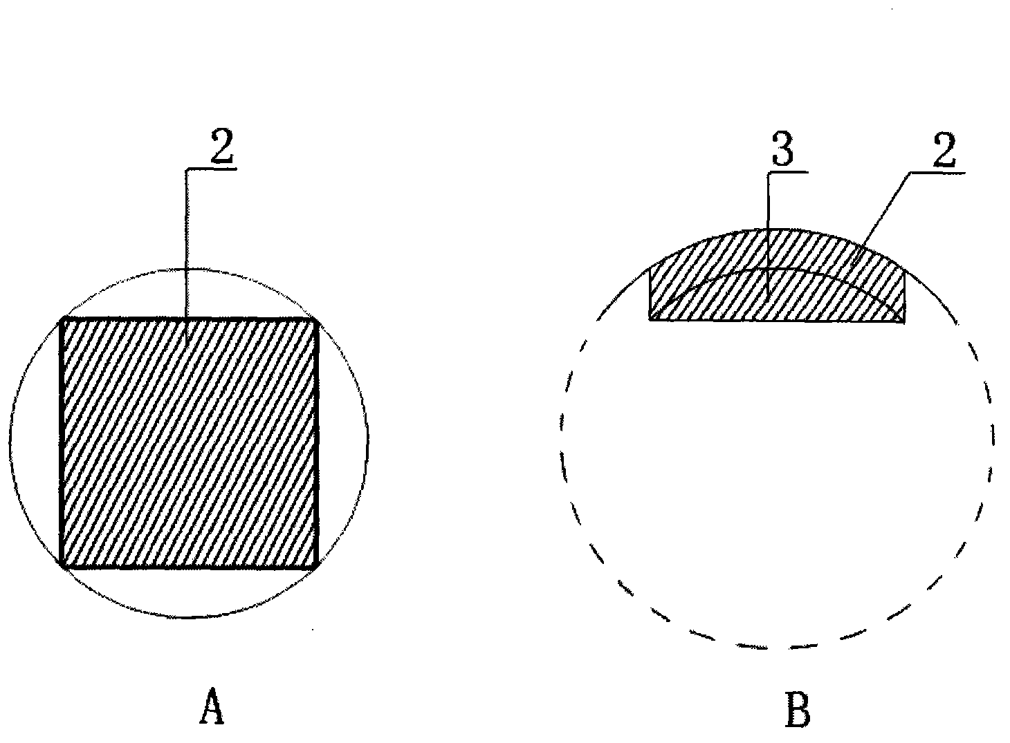 Rectangular spherical grating 4D picture