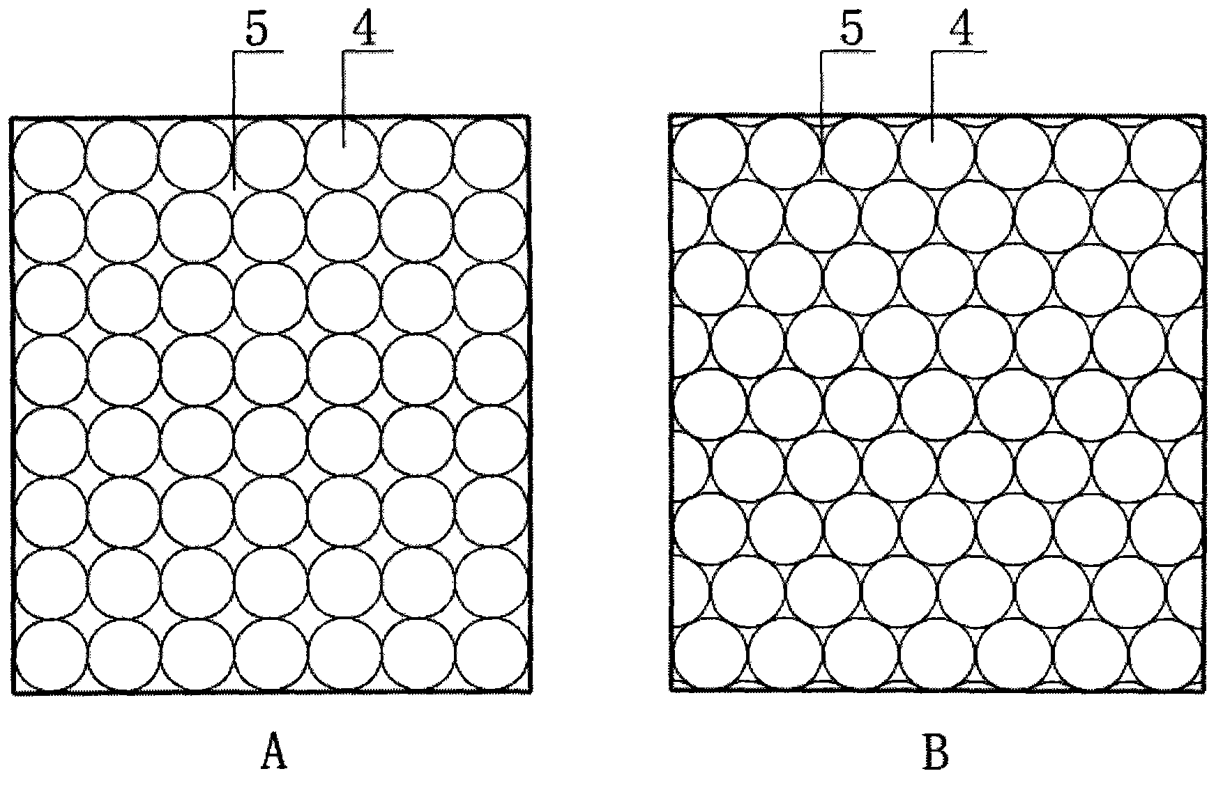 Rectangular spherical grating 4D picture