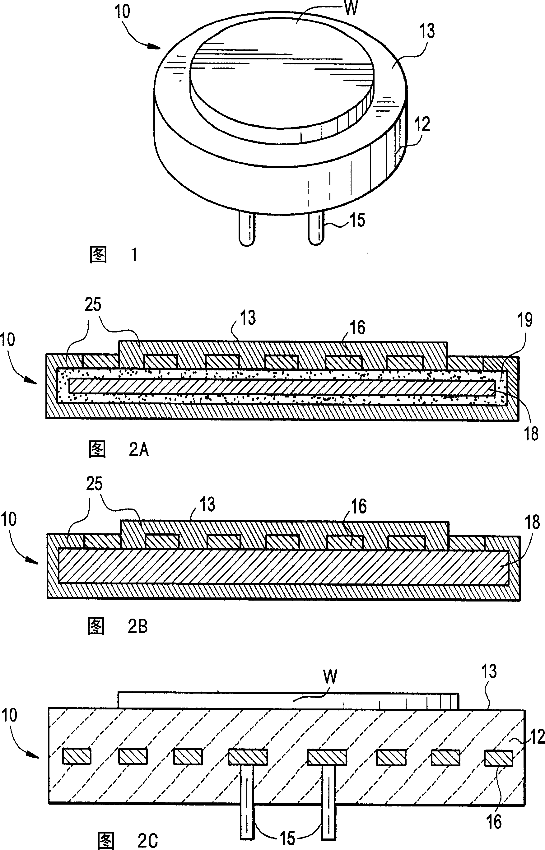 Corrosion resistant wafer processing apparatus and method for making thereof