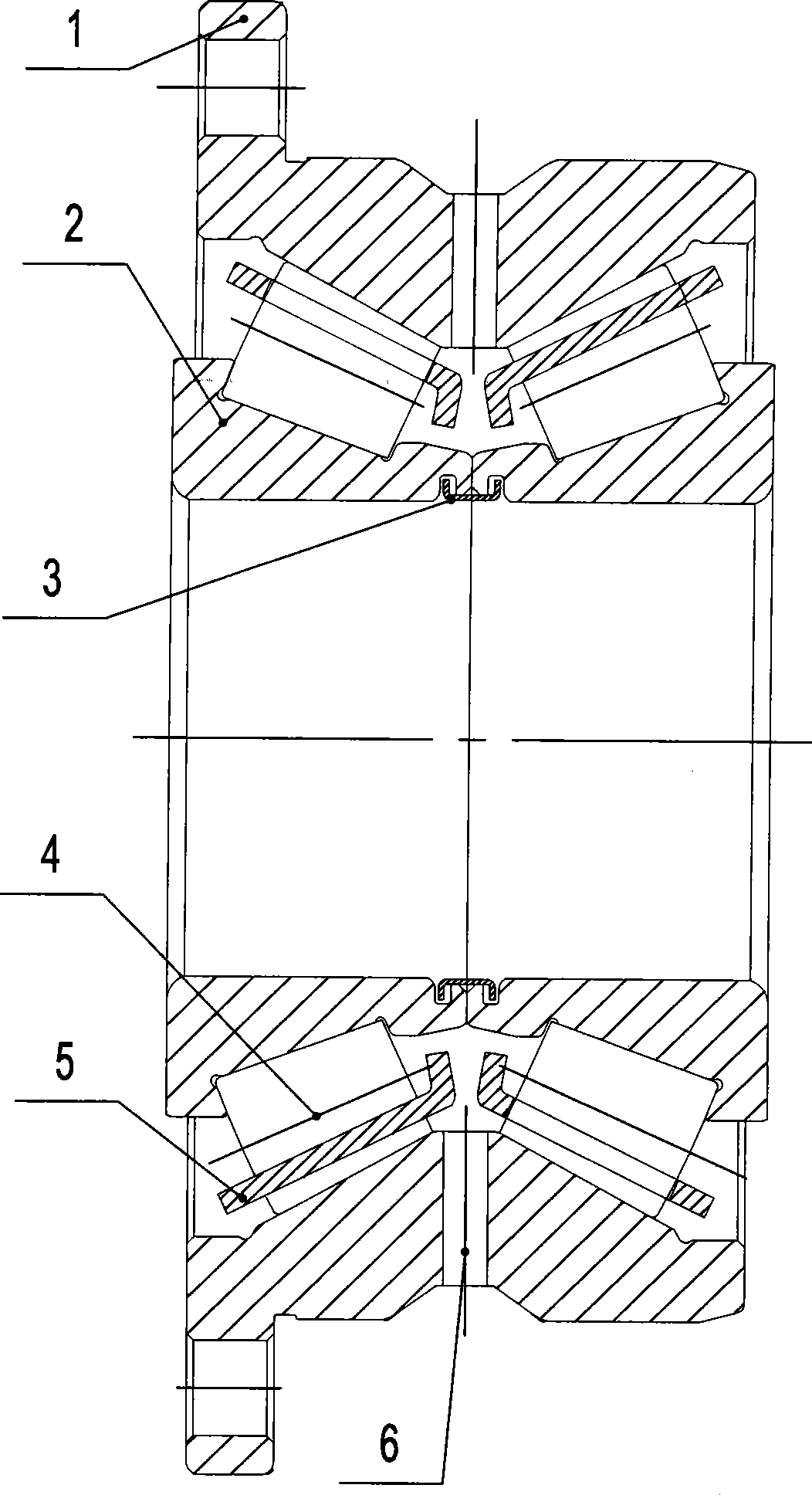 Bearing unit of drive gear wheel