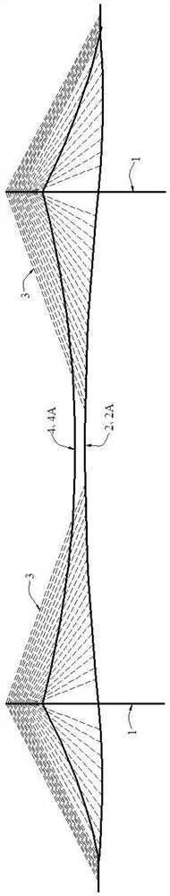 Self-anchored suspension bridge construction method based on cable-stayed bridge beam forming conversion