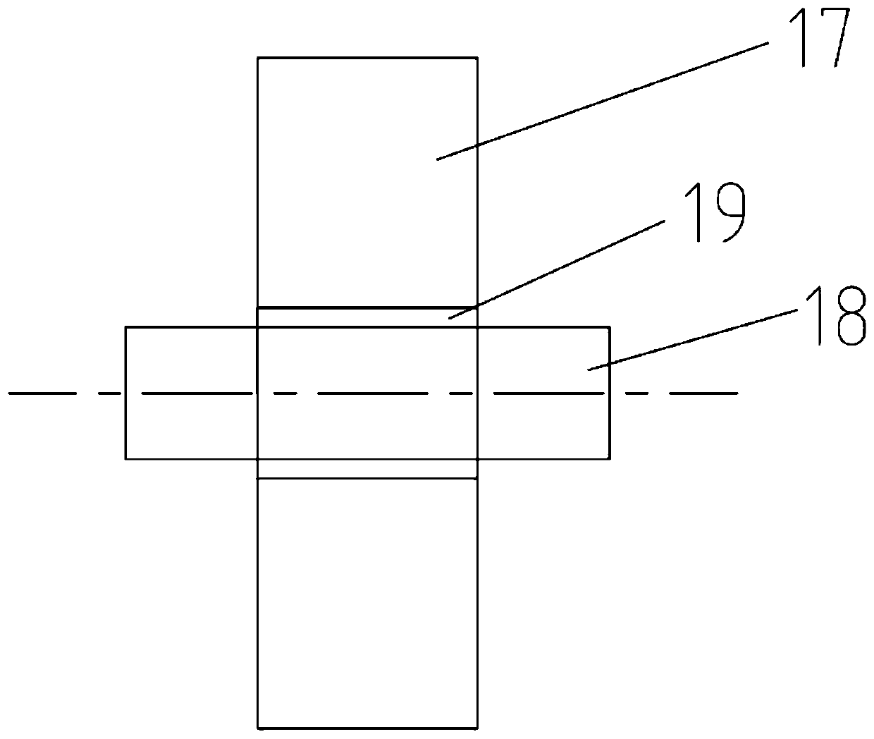 A stay cable external particle damping device