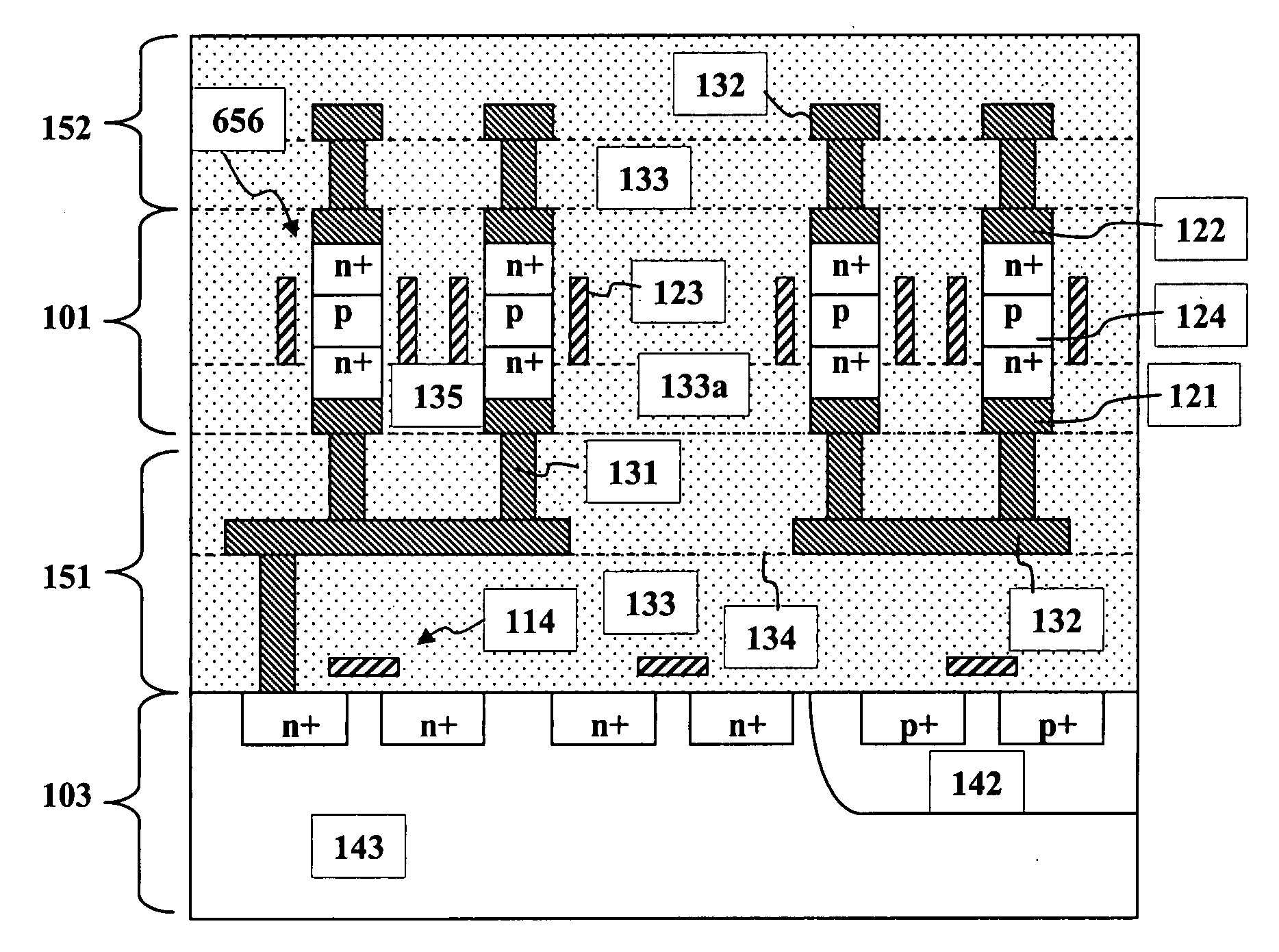 Vertical memory device structures