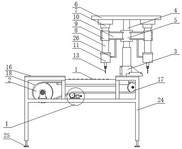 Aluminum alloy plate machining and drilling device