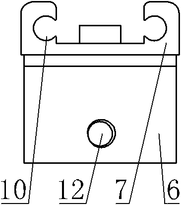 Hanging wheel component of aluminium door