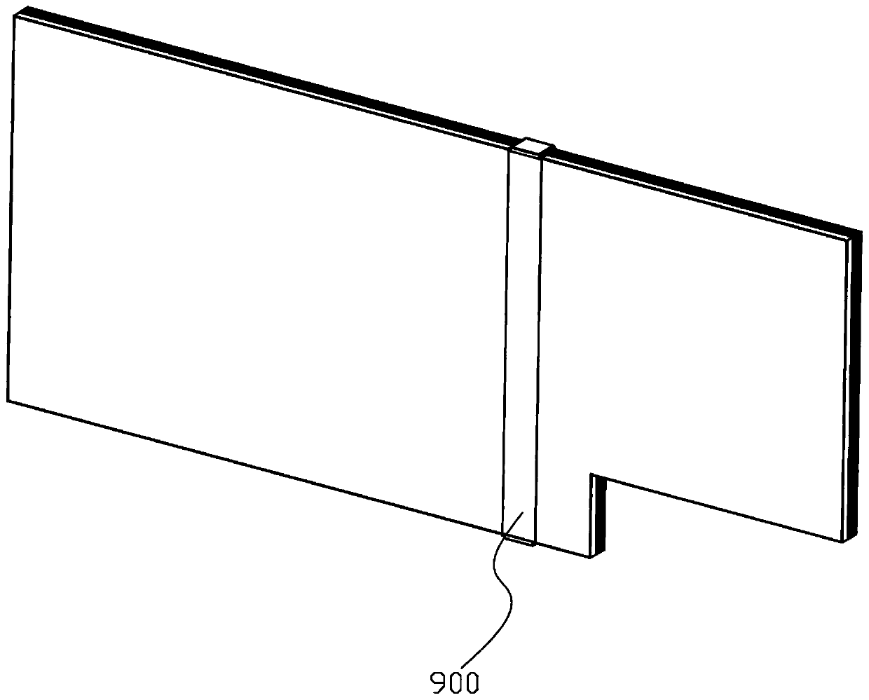 Base plate connecting structure and bathroom base plate